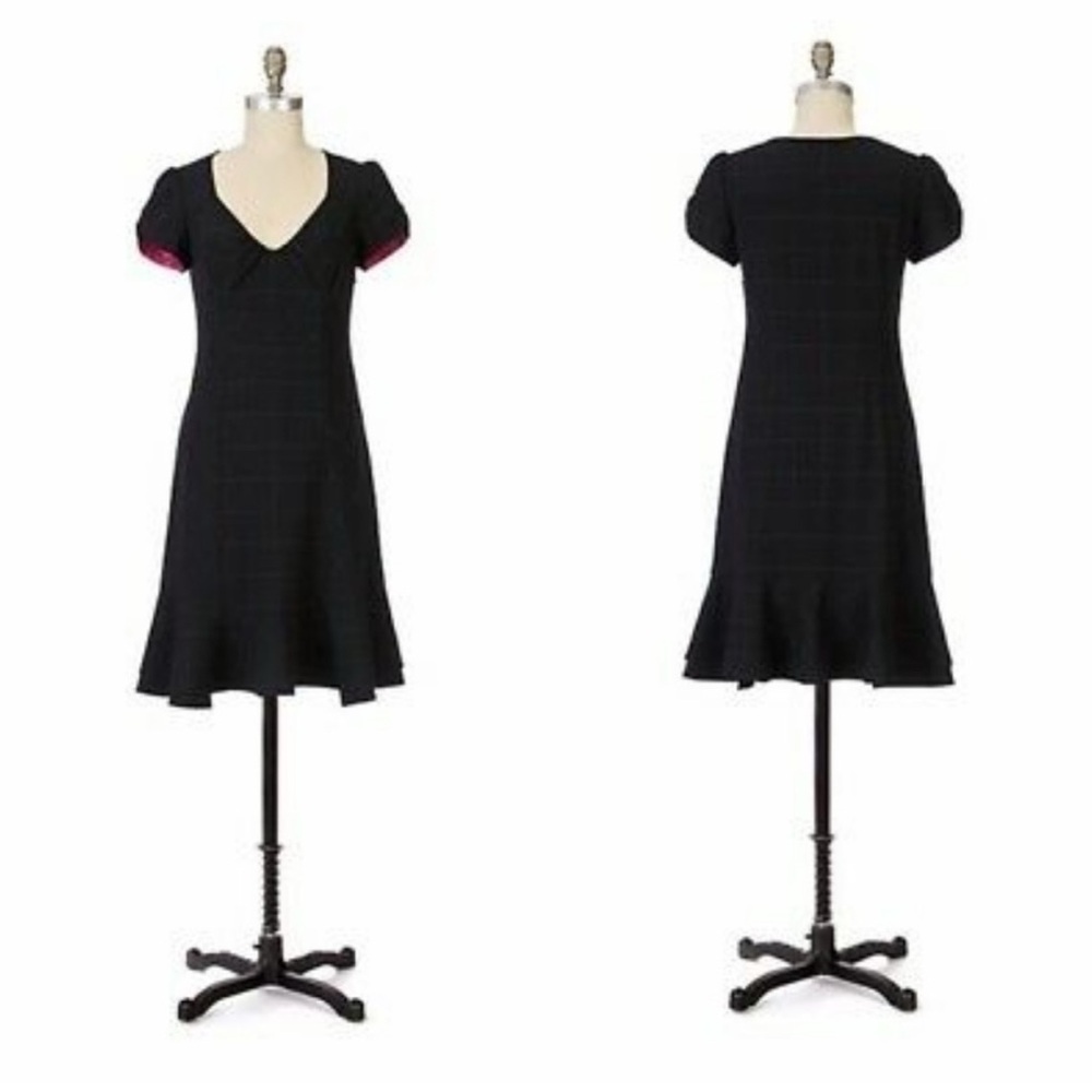Moulinette Soeurs Blackboard Windowpane Dress - Picture 7 of 7